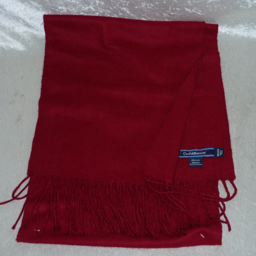 Croft & Barrow Red Scarf